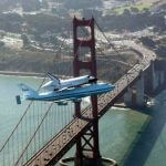Zbogom space shuttle Endeavor! Let iznad San Francisca