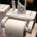 Držač toalet papira i iPod