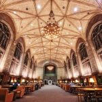 Soba za čitanje u Harper knjižnici, Sveučilište Chicago, IL