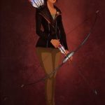 Pocahontas kao Katniss Everdeen