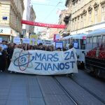 Marš za znanost u Zagrebu foto: Marko Matijević|srednja.hr