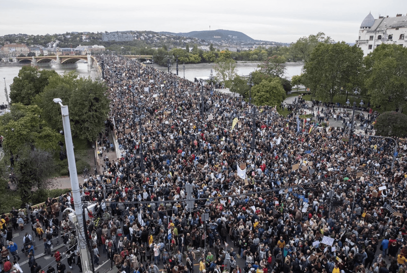 prosvjed budimpešta