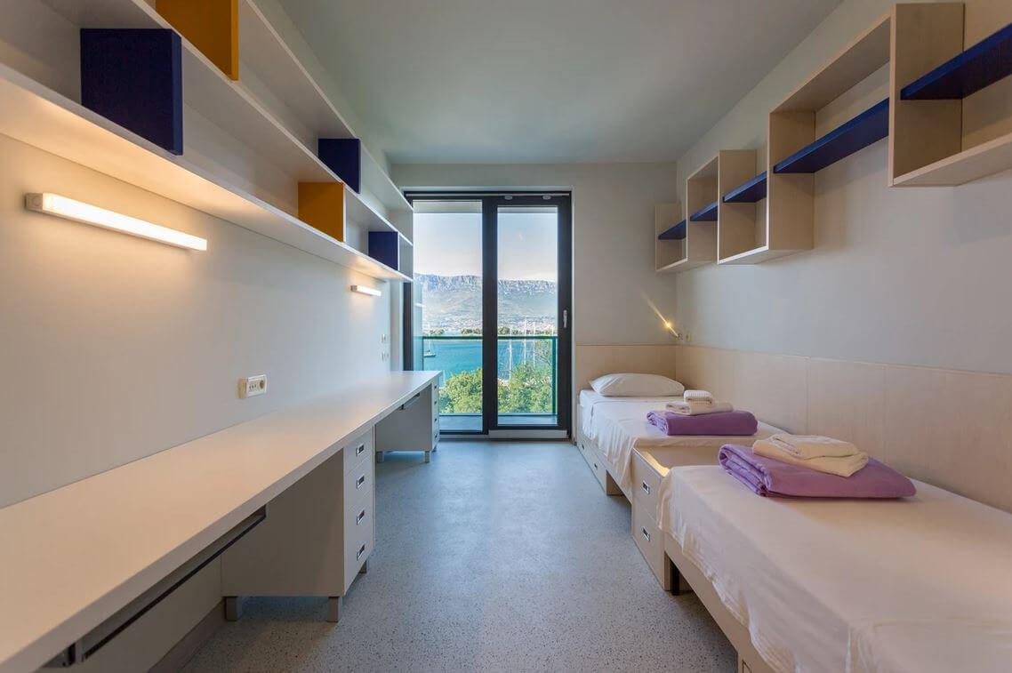 studentska soba s pogledom na more u Splitu