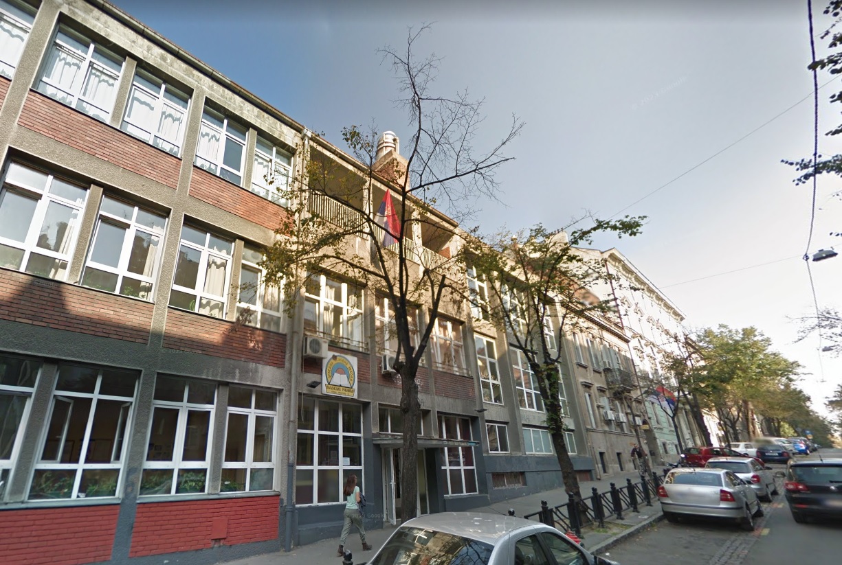 zgrada Osnovne škole Vladislav Ribnikar u Beogradu, Google Street View