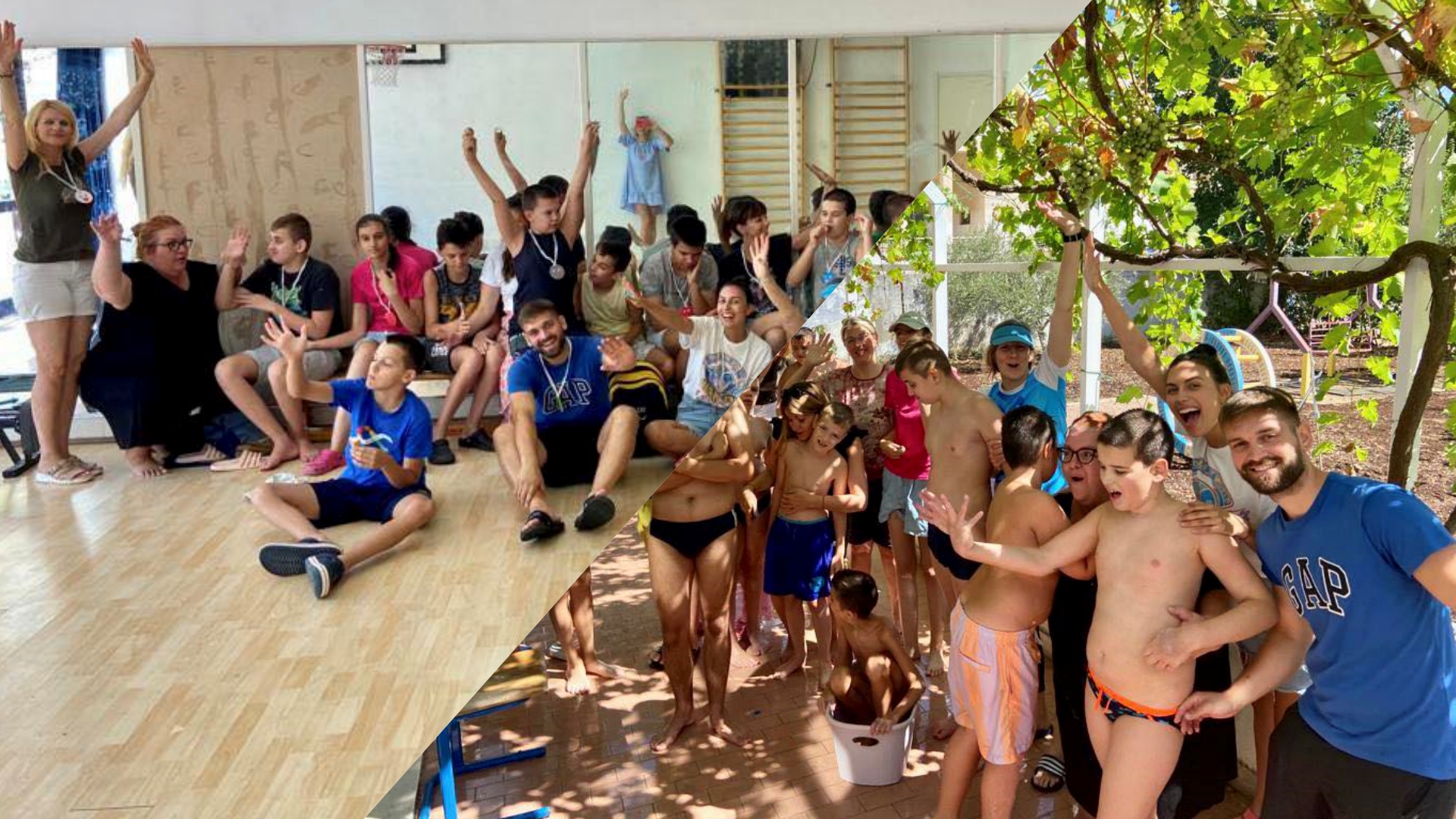 djeca u ljetnom kampu za autistične osobe i djecu u splitu