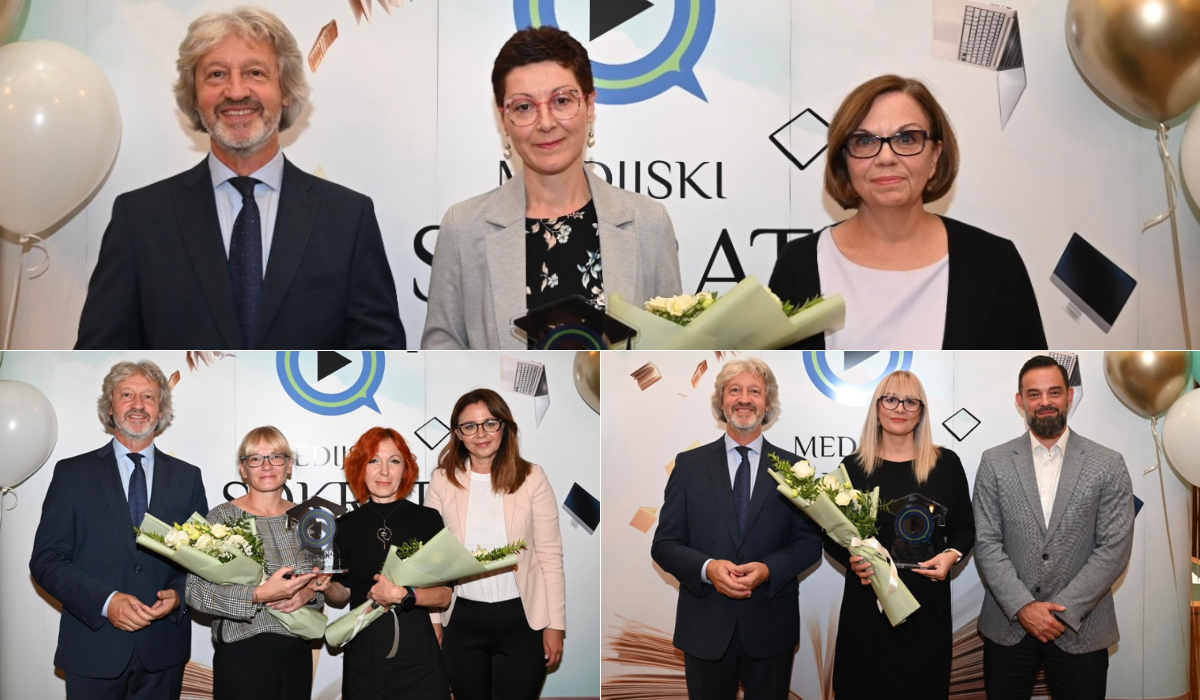 Nastavnici i odgojiteljice koje su dobile nagradu 'Medijski Sokrat'