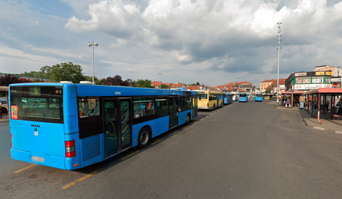 Okretište autobusa na Črnomercu 