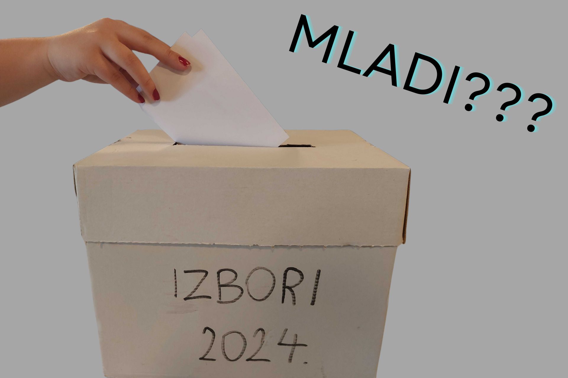mladi na izborima glasačka kutija